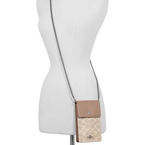 Signature Colorblock Phone Crossbody